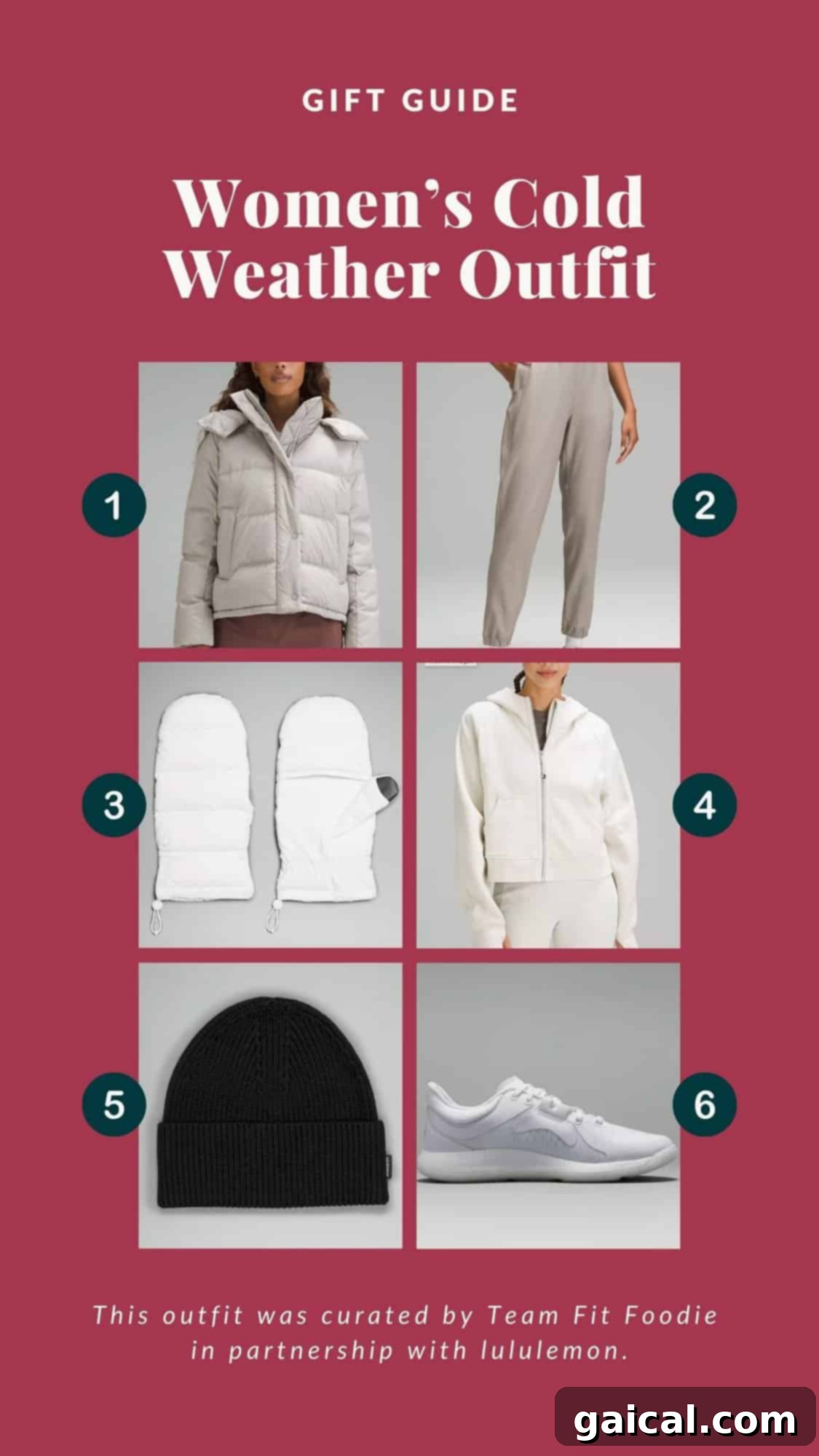 Women's Lululemon cold weather outfit for ultimate warmth and winter style
