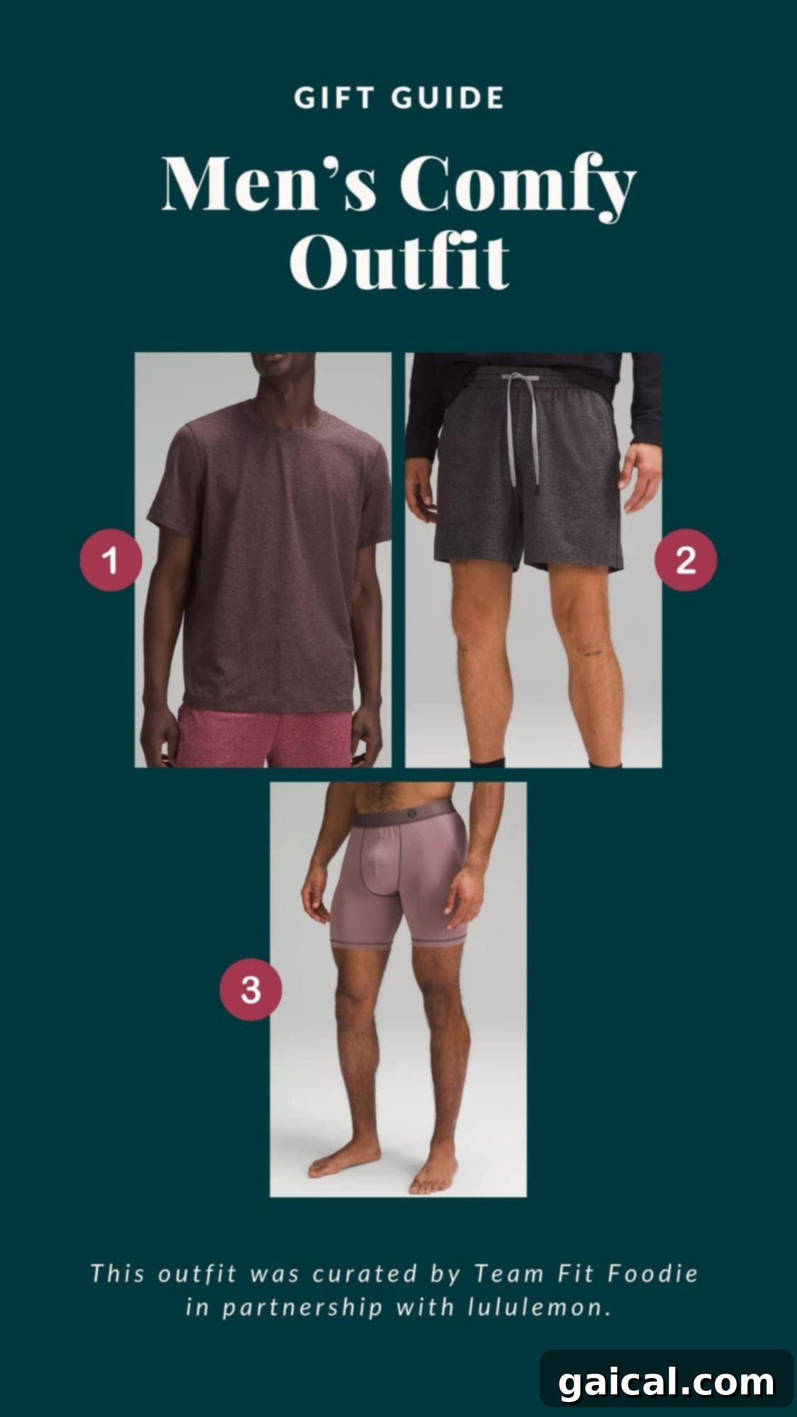 Men's Lululemon comfy lounge outfit gift guide for ultimate relaxation