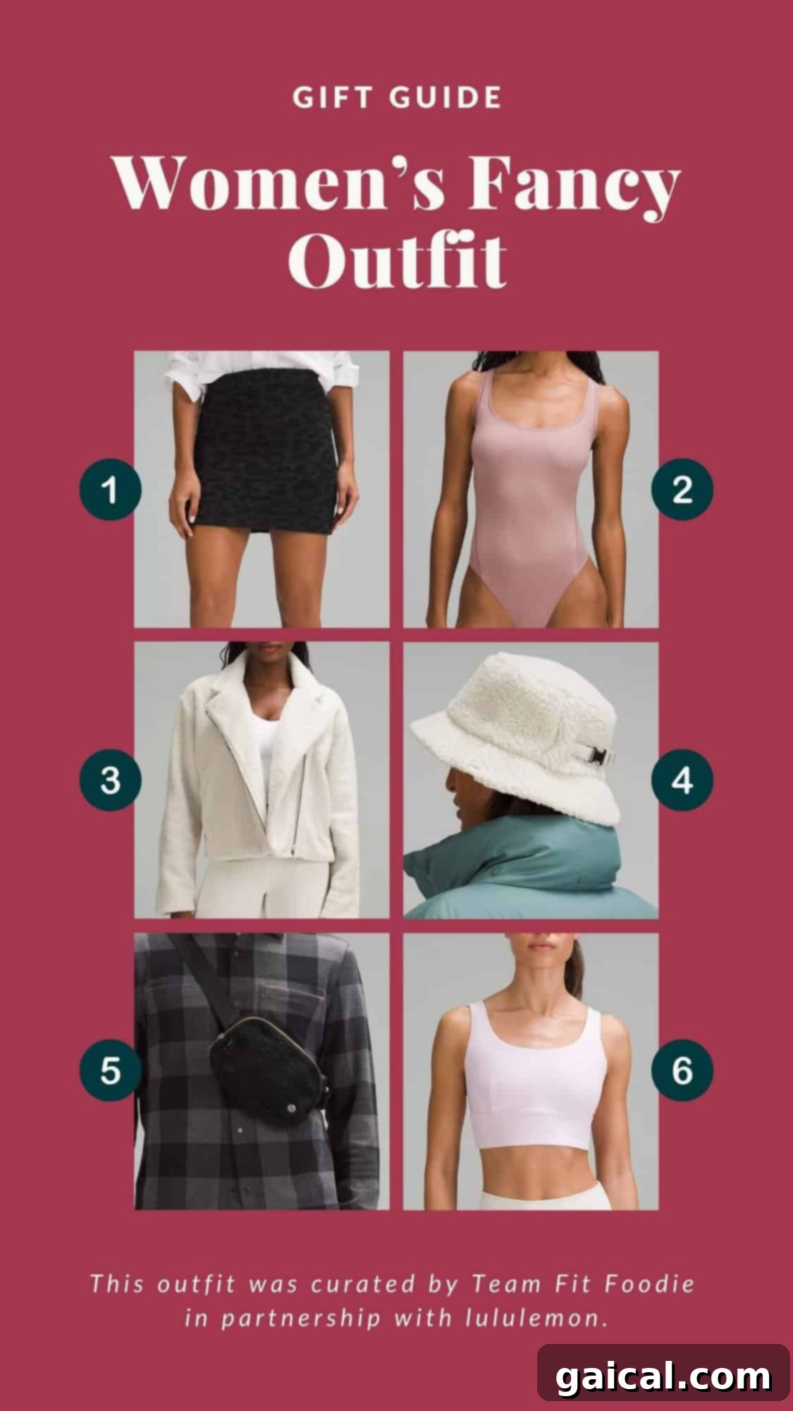 Women's Lululemon fancy outfit for holiday events and elegant gatherings