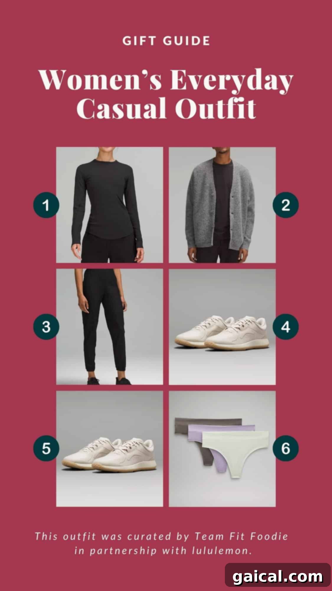 Women's Lululemon everyday casual outfit for comfort and versatile style