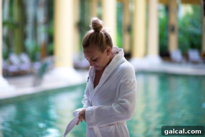 Another view of the spa's elegant interior, emphasizing its peaceful ambiance and top-notch facilities.