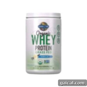 Protein-Boosted Banana Bread 8 Organic whey protein fed vanilla powder.