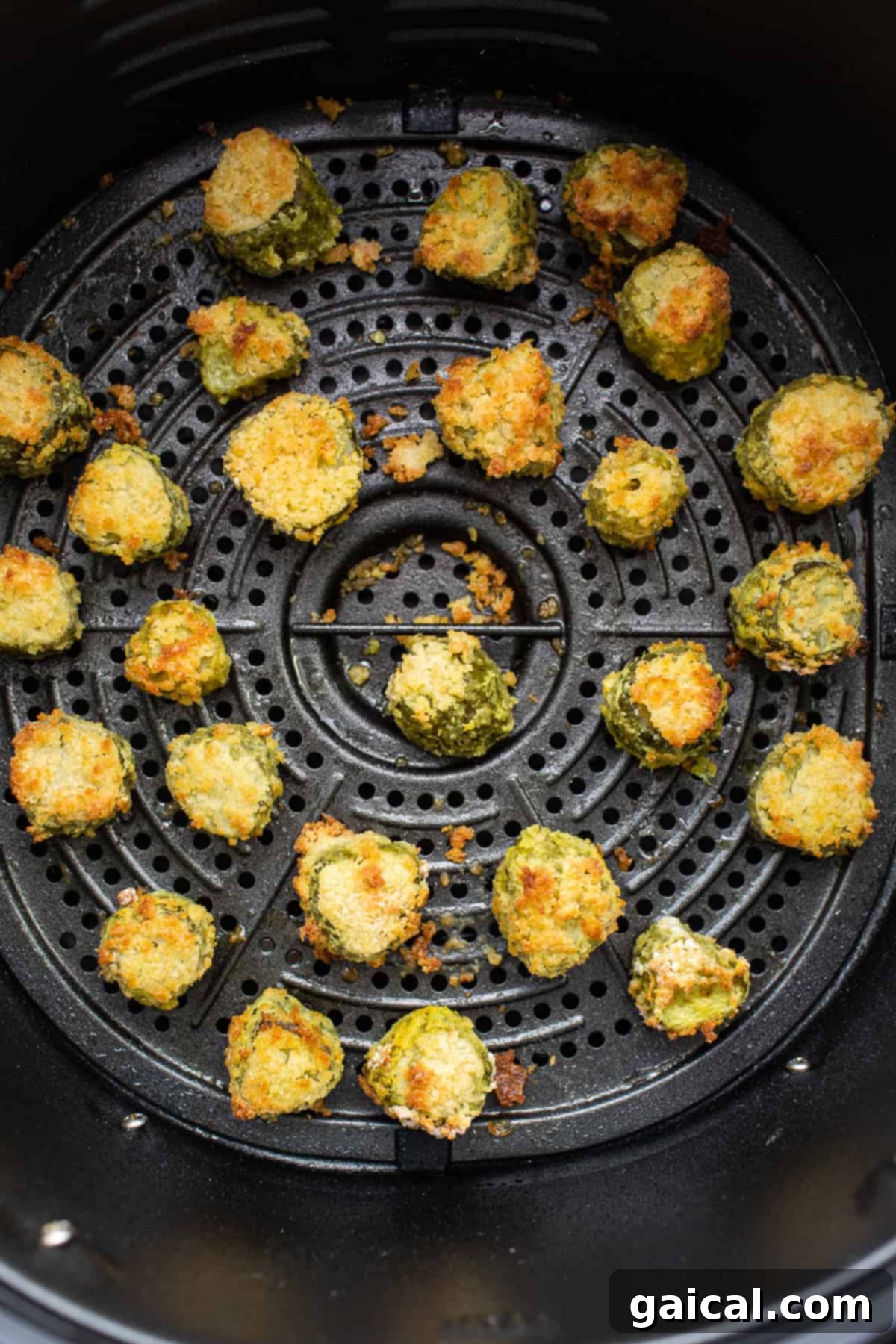 A vibrant and appetizing selection of various air-fried foods, ranging from vegetables to proteins, artfully arranged on a rustic wooden board, showcasing the incredible versatility and capabilities of the air fryer for diverse meals and snacks.