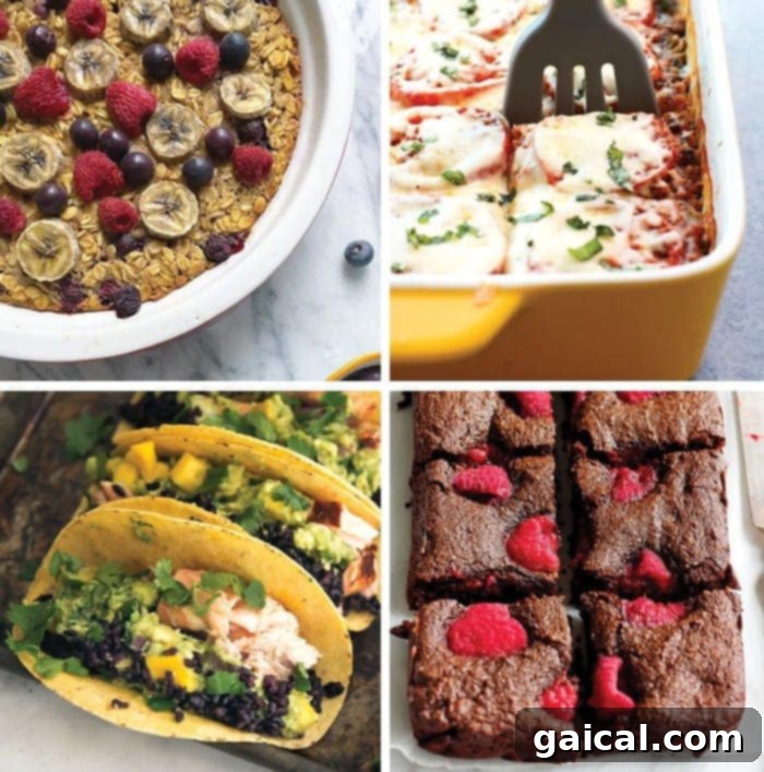 Healthy Glow Guide Recap - Week 6, featuring diverse, delicious, and satisfying meals.