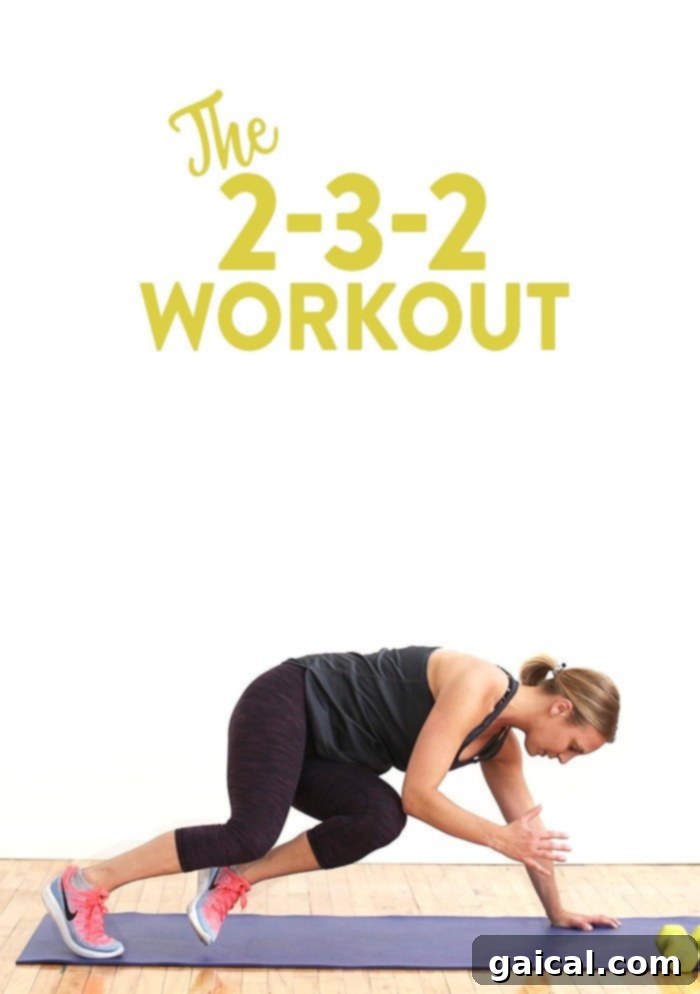 A woman in activewear demonstrating a powerful strength exercise with dumbbells, embodying the focus and intensity of a circuit-based strength workout.