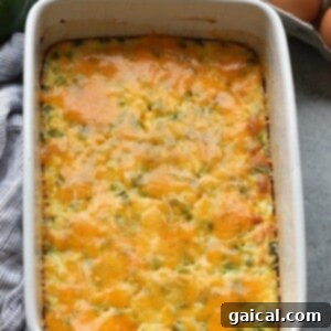 A Denver omelette bake with green peppers.