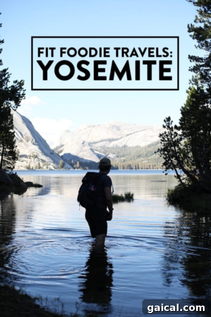 Fit Foodie Yosemite 48 Hour Itinerary 2 Couple overlooking a beautiful Yosemite National Park landscape