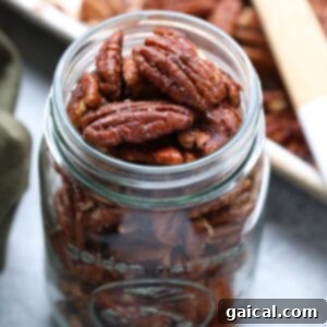 Pecans in a jar