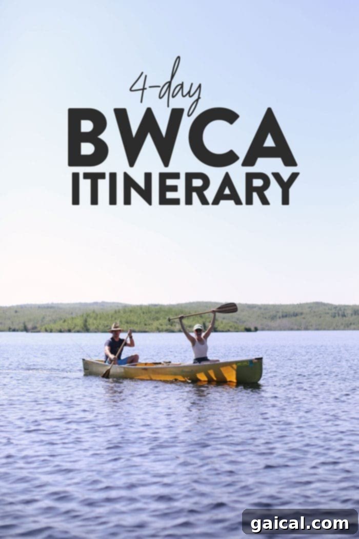 Active 4-Day BWCA Itinerary: Base Camp, Day Trips & Fishing 4-day BWCA itinerary for an active base camp adventure