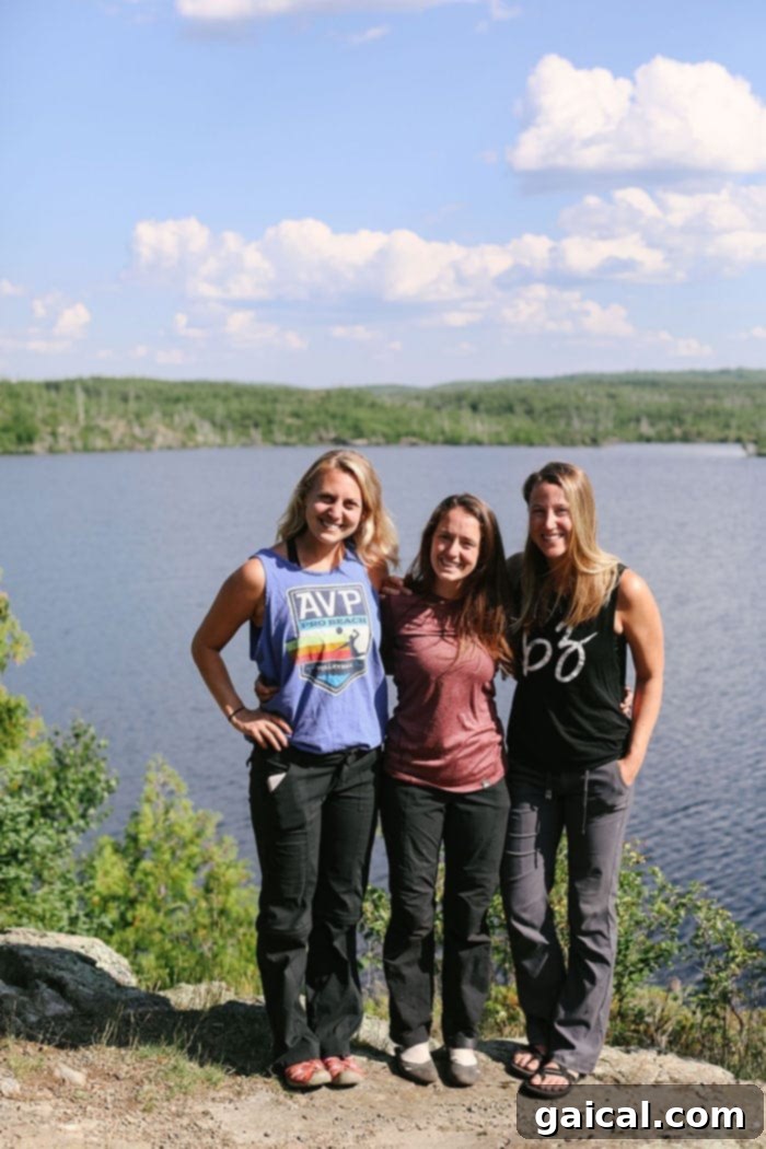 Team Fit Foodie Wilderness Adventure in the BWCA Team Fit Foodie enjoying their Boundary Waters canoe and camping trip
