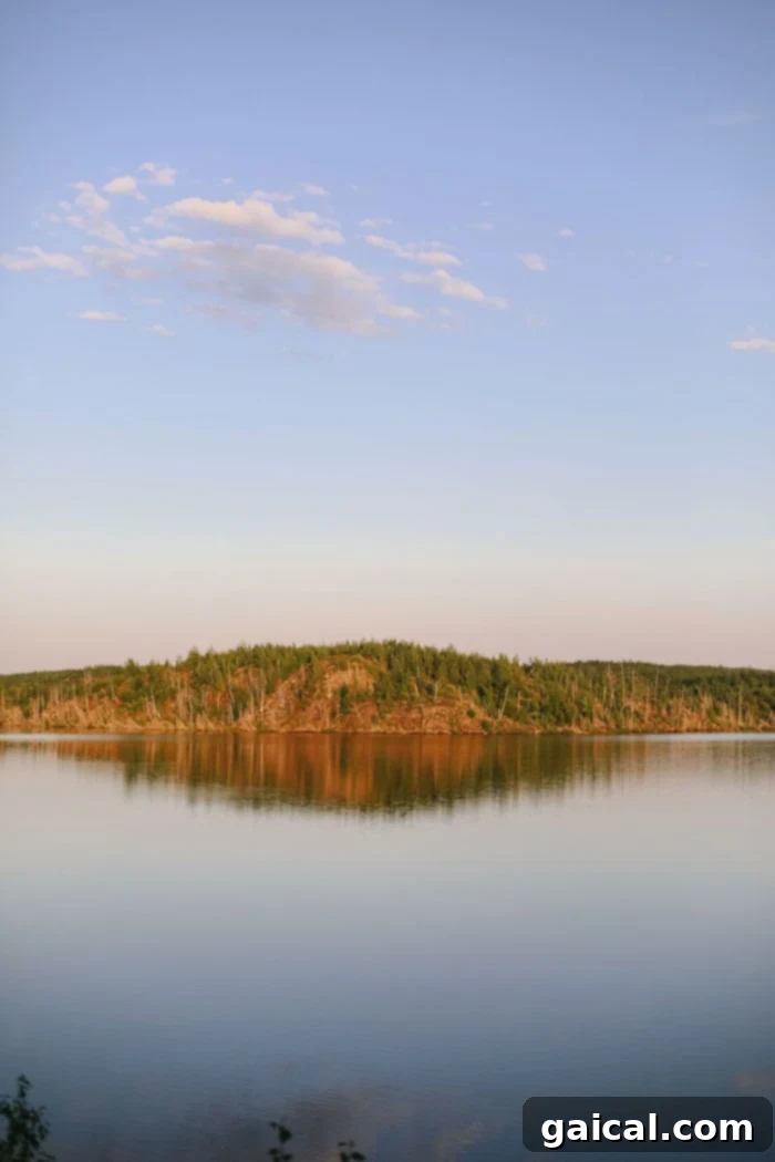 Jasper Lake Sunset: A Perfect BWCA Campsite View Sunset over Jasper Lake in the BWCA wilderness