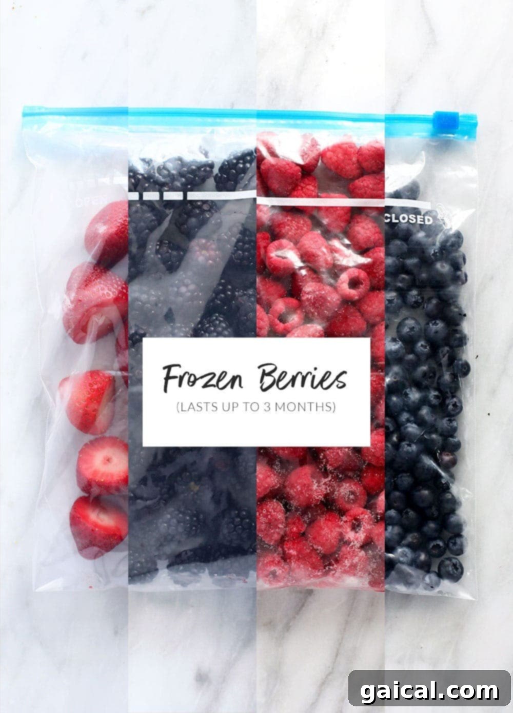 How to Freeze Berries for Year-Round Enjoyment Assortment of frozen berries in freezer-safe bags, ready for long-term storage