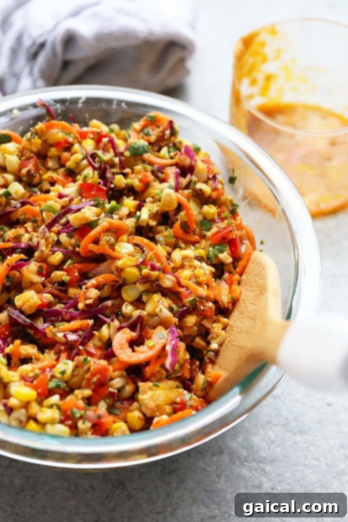 53 Game-Changing Plant-Based Recipes 25 Flavorful Thai Chili Corn Salad, a healthy vegan side dish.