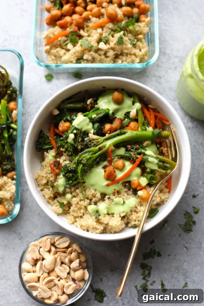 53 Game-Changing Plant-Based Recipes 43 Vegetarian Kung Pao Quinoa Bowls for healthy meal prep.