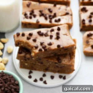 Delicious homemade Peanut Butter Chocolate Chip Larabars, a perfect vegan and gluten-free on-the-go snack made with just 4 ingredients.