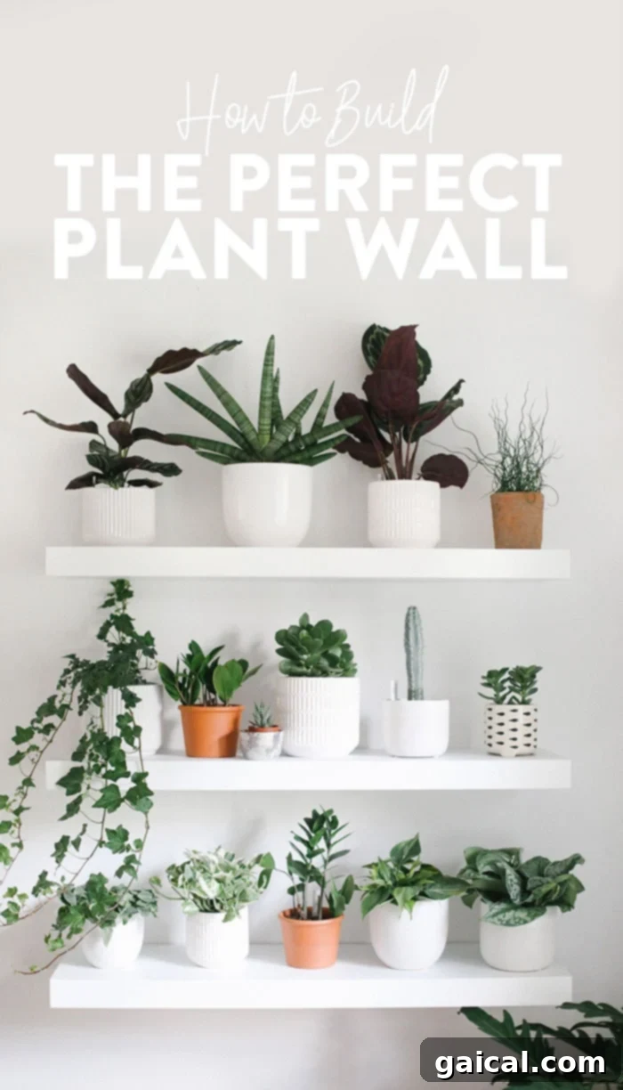 Craft Your Flourishing Vertical Garden 2 Indoor Plant Wall Design