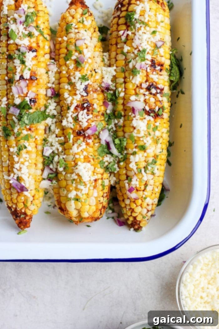 Fresh off the grill Mexican Street Corn is the absolute best. We've got a super simple Grilled Mexican Street Corn recipe that will make your tastebuds dance and your tummy asking for seconds! Mexican street corn in tin.