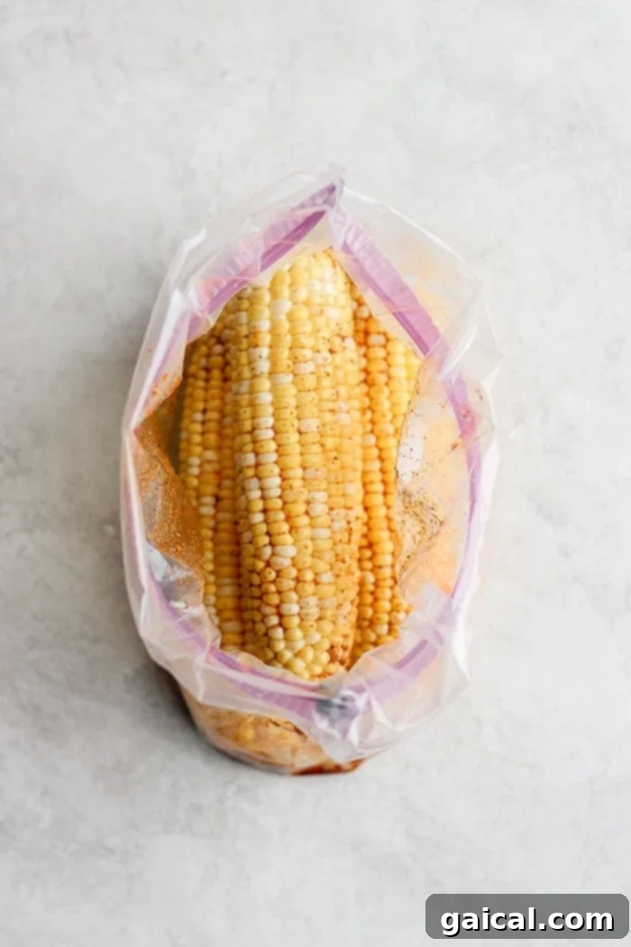 Fresh off the grill Mexican Street Corn is the absolute best. We've got a super simple Grilled Mexican Street Corn recipe that will make your tastebuds dance and your tummy asking for seconds! corn on the cob in plastic bag.