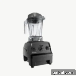 5-Minute Frozen Margarita Fix 2 A high-speed blender, clean and ready for use on a clear kitchen counter.