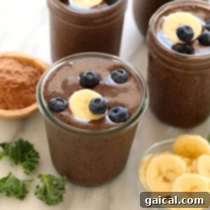 Superfood Protein Smoothie in a glass