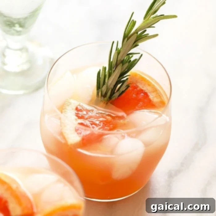 Over 15 Incredible Vodka Cocktail Recipes 5 A Honey Greyhound Cocktail in a glass with a citrus garnish, perfectly sweetened and refreshing for any occasion.