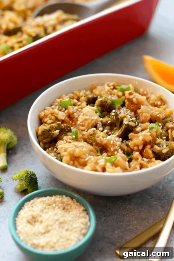 Classic Midwestern Chicken Bake 8 Orange chicken casserole with green onions