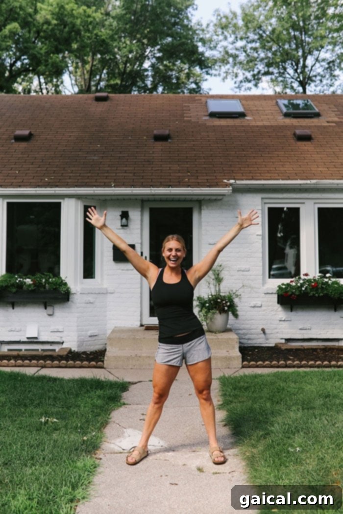 White Painted Brick House Transformation White Painted Brick House: Modern Exterior Design