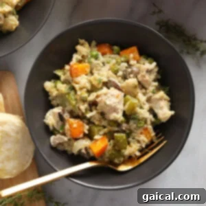 Cozy Creamy Chicken Pot Pie Bake 2 chicken pot pie casserole