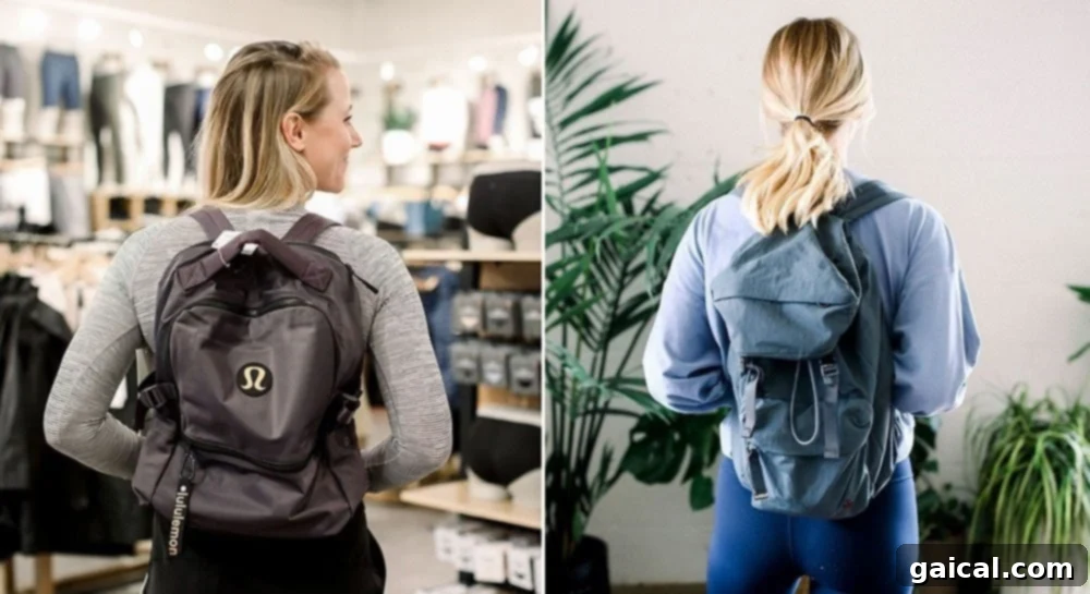 Explore versatile Lululemon backpacks for Fall 2023. Lululemon Fall 2023 backpacks from Fit Foodie Finds, showcasing functional and stylish everyday bags.