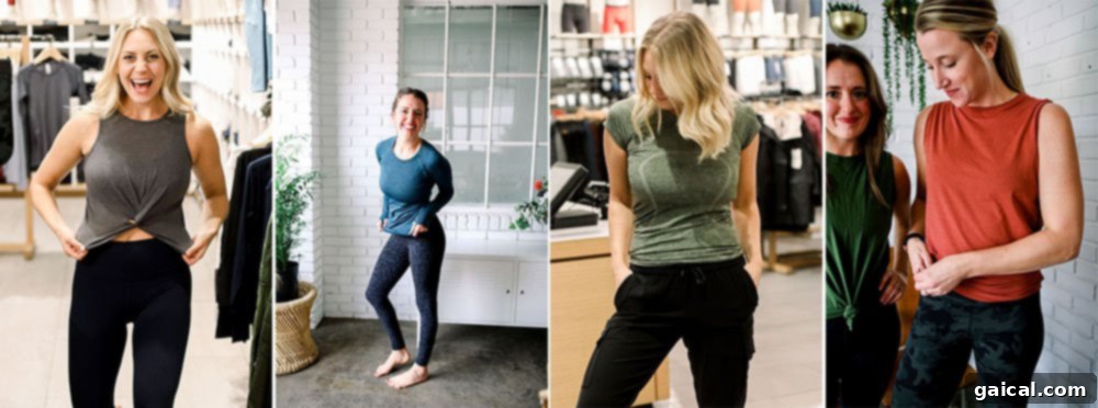 Discover top-rated Lululemon workout tops for Fall 2023. Lululemon Fall 2023 workout tops from Fit Foodie Finds, highlighting breathable and movement-friendly designs.