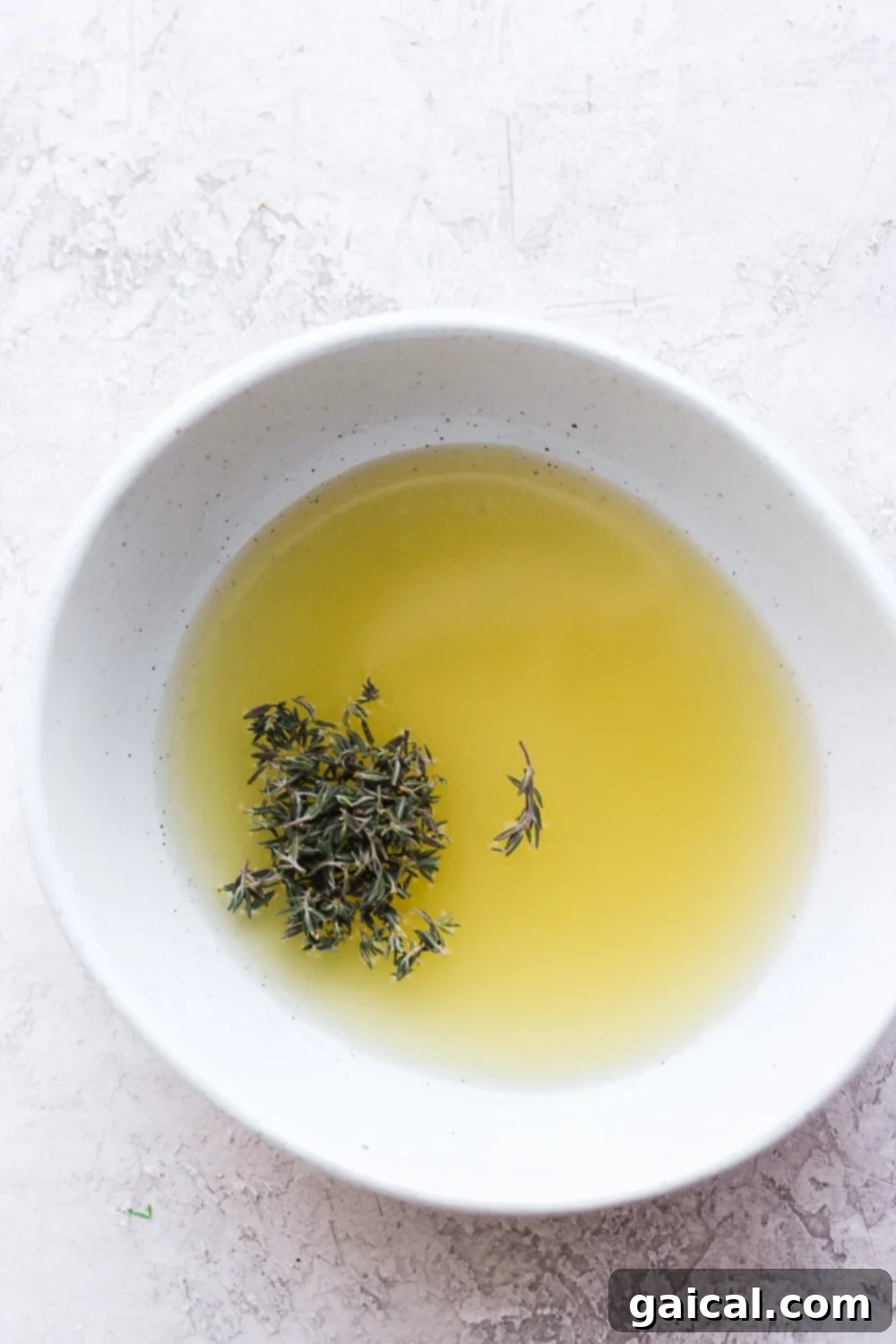 Lemon chicken marinade in a bowl, ready to infuse flavor.