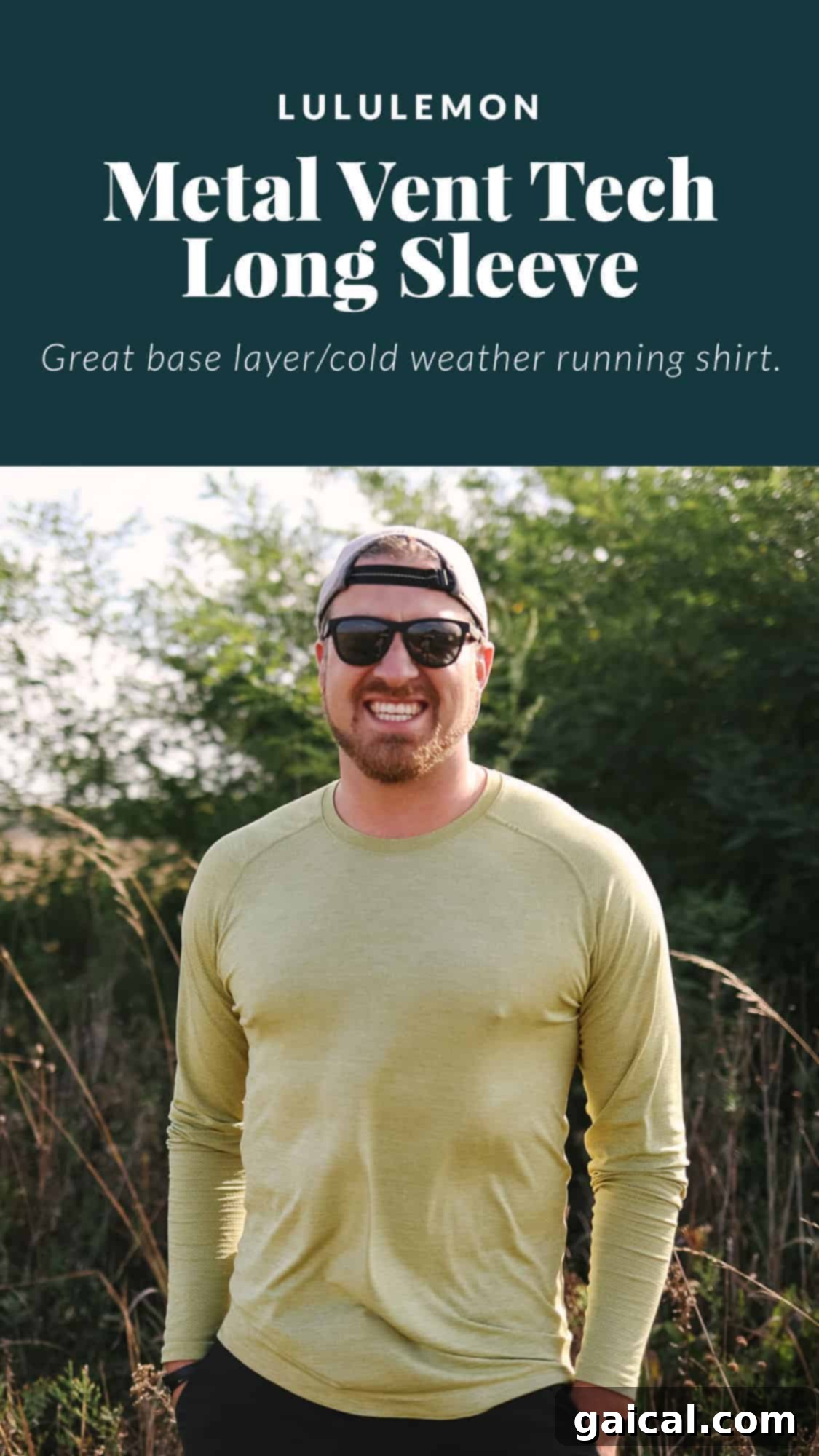 Our guys love Lululemon just as much as we do, and today they're here to share their favorite Lululemon men's products with you. From joggers to shorts to jackets, read on for all of their top Lululemon picks for men. Man showcasing the versatility and comfort of a Lululemon Metal Vent Tech long sleeve shirt.