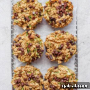 a tray of granola muffins on a baking sheet.