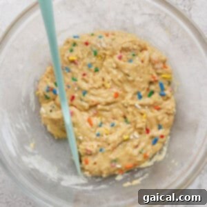 Protein-Packed Sugar Cookie Bites 9 Cookie dough in a bowl
