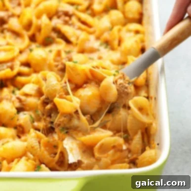 Hamburger Casserole with Sweet Potato Cheese Sauce