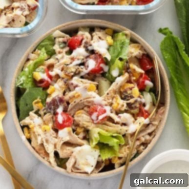 Top 10 Spit-Roasted Chicken Ideas 4 Rotisserie Chicken Cobb Salad