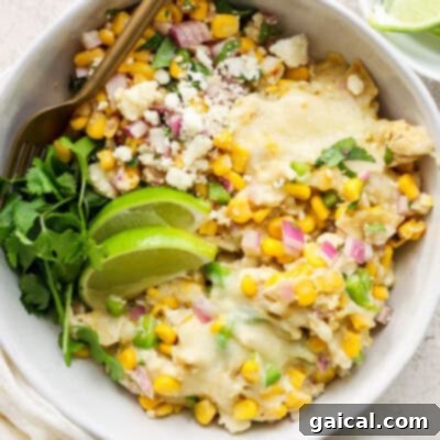 Top 10 Spit-Roasted Chicken Ideas 8 One-Pot Street Corn White Chicken Enchiladas