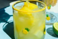 Simple Tropical Pineapple Margarita