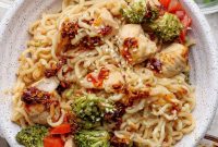 Crispy Baked Ramen Casserole with Savory Seasoning