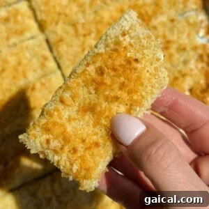 Buffalo Chicken Protein Bars — Crispy Baked Savory Snack 14 Baked chicken protein bars with crispy golden panko crust on a serving tray