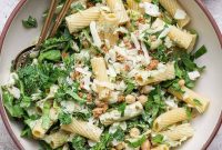 Green Goddess Pasta Salad — 6 Ingredients, No Dressing Needed