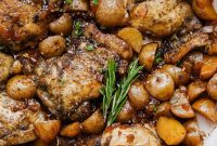 Apple Cider Glazed Chicken Thighs